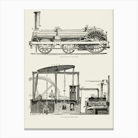 Steam Engine 1 Canvas Print