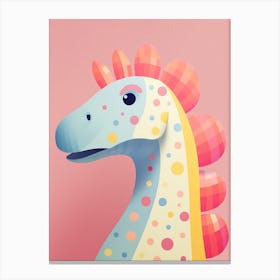 Colourful Dinosaur Anchisaurus 1 Canvas Print