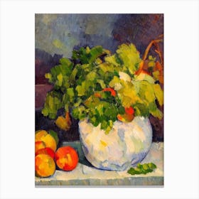Parsley Root Cezanne Style vegetable Canvas Print