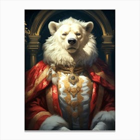 King Bear 2 Canvas Print