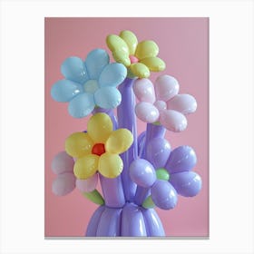 Dreamy Inflatable Flowers Lilac 1 Canvas Print