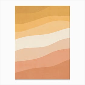 Minimal Waves 150 Canvas Print