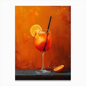 Aperol Spritz Art Print 252 Canvas Print