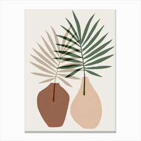 Botanical and tropical floral 4 Canvas Print