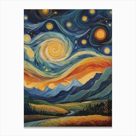 Starry Night 90 Canvas Print