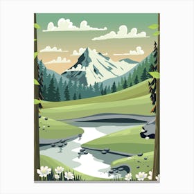 Mountain Landscape 2 Canvas Print