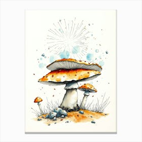 Mushroom Painting 5 Canvas Print