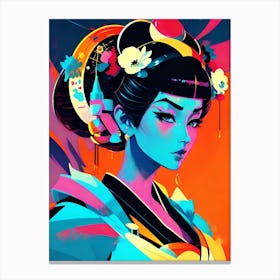 Geisha 81 Canvas Print