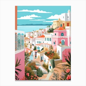 Tangier Morocco 3 Illustration Canvas Print