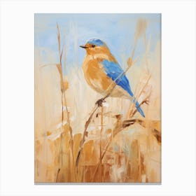 Bird Painting Bluebird 4 Canvas Print