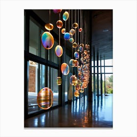 Bubbles Hanging From Ceiling Canvas Print