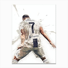 Cristiano Ronaldo Juventus Canvas Print