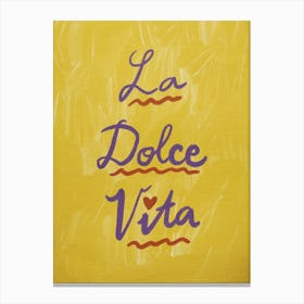 La Dolce Vita 3 Canvas Print