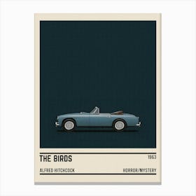 The Birds Car Canvas Print