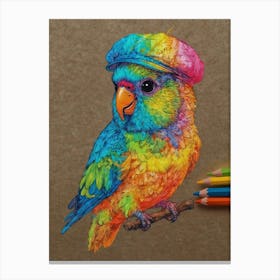 Colorful Bird 2 Canvas Print