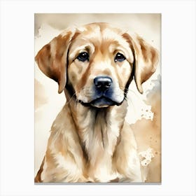 Labrador Retriever Watercolor Canvas Print