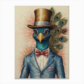 Peacock 31 Canvas Print