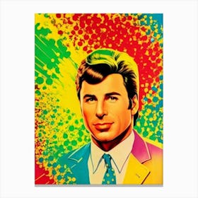 John Travolta Colourful Pop Movies Art Movies Canvas Print