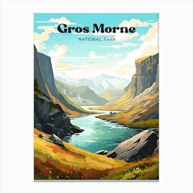 Gros Morne National Park Canada Travel Art Canvas Print