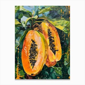 Papayas 3 Canvas Print