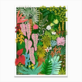 Tropical Garden Canvas Print