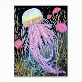 Box Jellyfish Pencil Drawing 3 Canvas Print