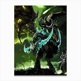 Demons World Of Warcraft gaming movie Canvas Print