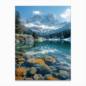 Dolomite Lake Canvas Print