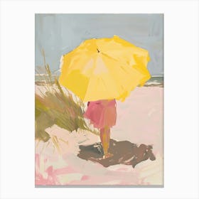 Yellow Umbrella Canvas Print