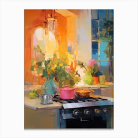 Kitchen In The Sun Canvas Print