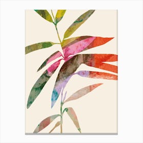 Watercolor Of A Plant Art Print Canvas Print