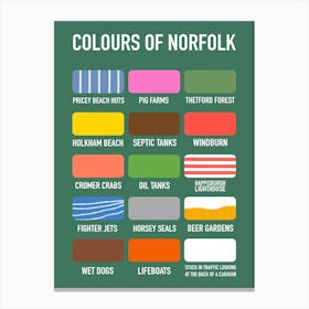 Colours Of Norfolk Canvas Print