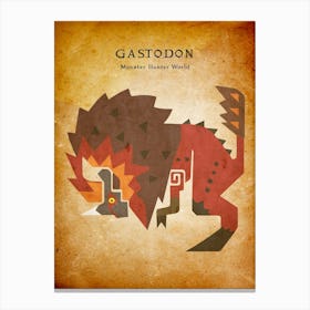 Gastodon Vintage Canvas Print