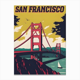 San DiegoTravel Poster 2 Canvas Print