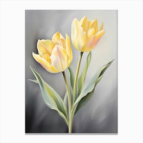 Yellow Tulips Canvas Print