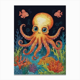 Octopus 58 Canvas Print