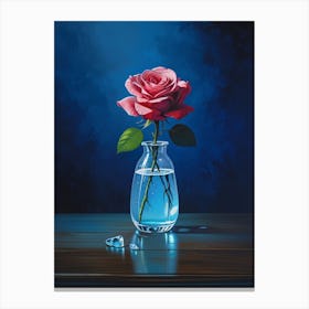 Rose In A Glass 1 Canvas Print