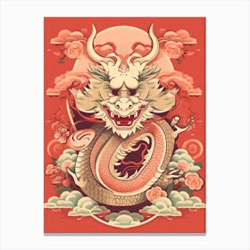 Chinese New Year Dragon Traditional Chinese Style 4 Canvas Print