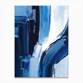 Abstract Blue Painting 3 Canvas Print