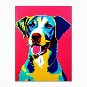 Spinone Andy Warhol Style dog Canvas Print