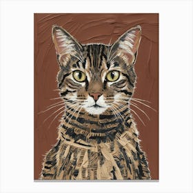 Tabby Cat Canvas Print