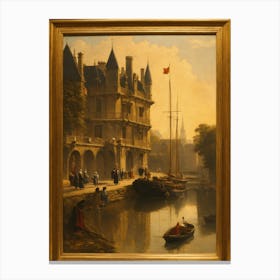 View Of A City Canvas Print