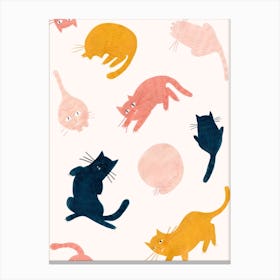 Chillin Cats Canvas Print