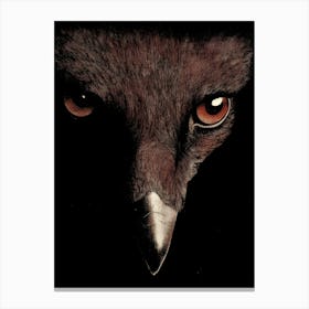 Dark Gothic Crow 5 Canvas Print