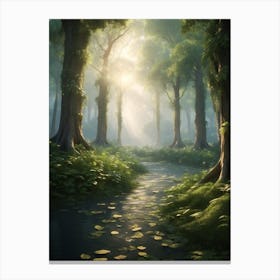 Forest Scene Canvas Print