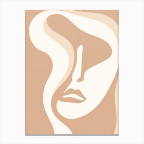 Face Of A Woman 12 Canvas Print
