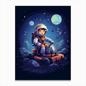 Astronaut In Space 6 Canvas Print