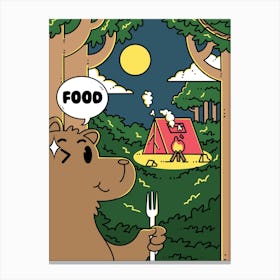 Night Food Canvas Print