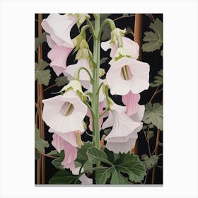 Flower Illustration Canterbury Bells 2 Canvas Print