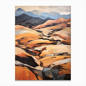 Pikes Peak Usa 1 Mountain Painting Canvas Print